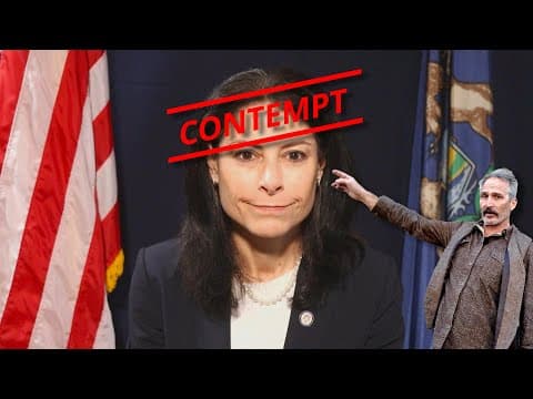 AG Dana Nessel Held in Contempt for Jumping Ethical Firewalls to Help Friends