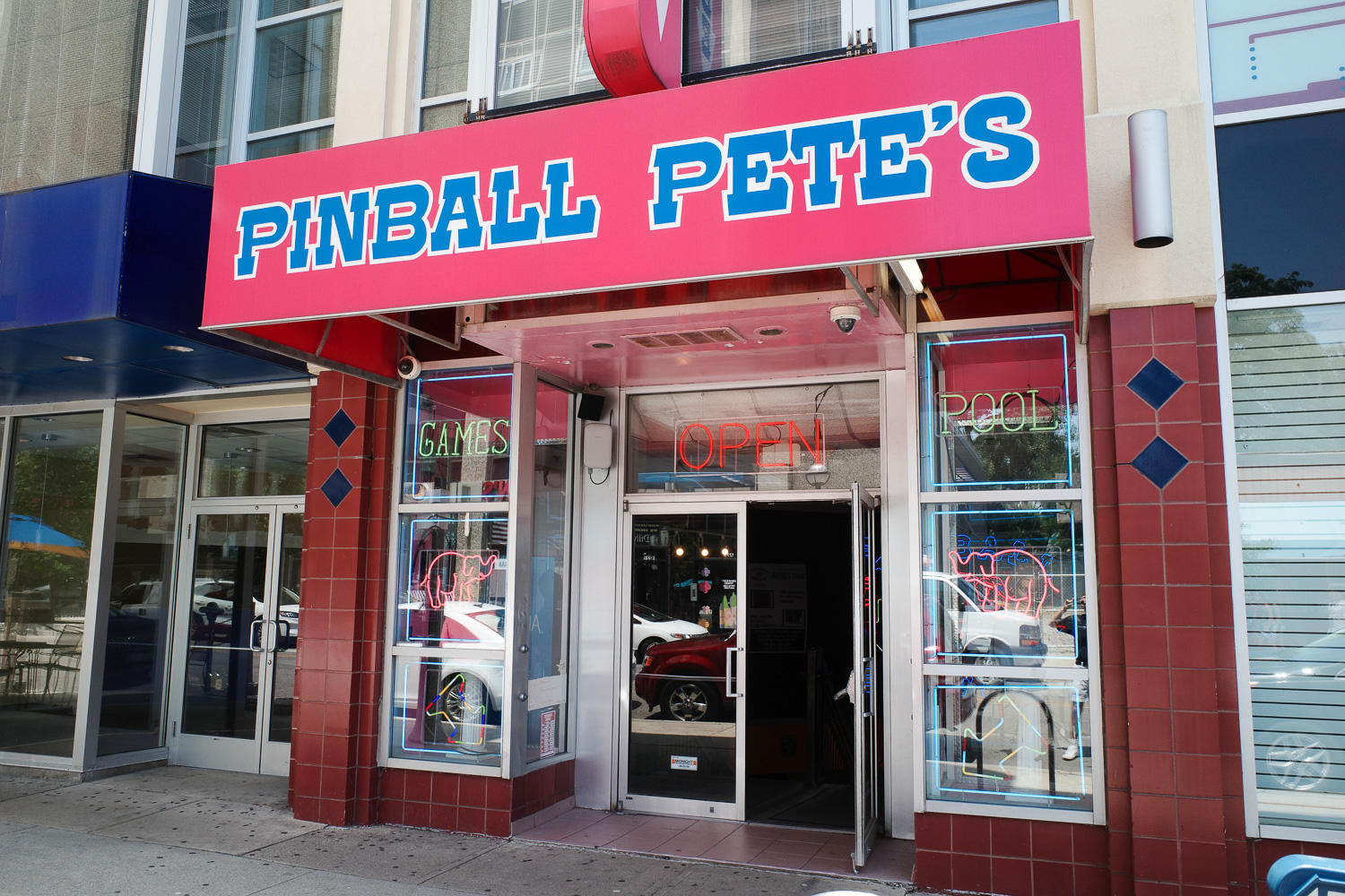 Exterior of Pinball Pete’s Ann Arbor location.