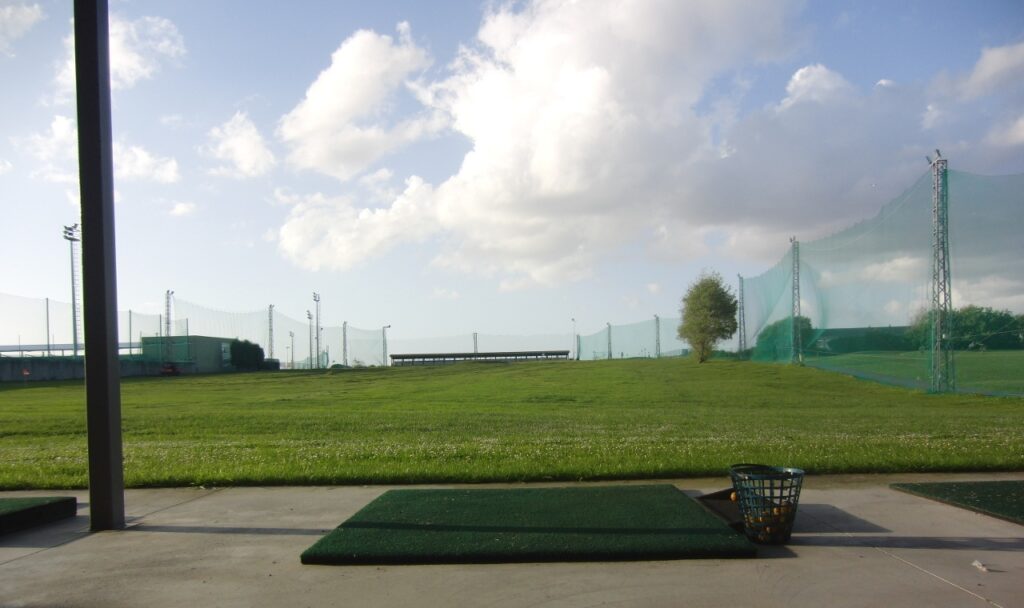 Driving range.