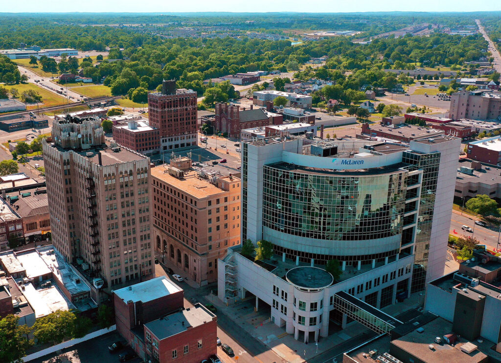 Downtown Pontiac, MI.