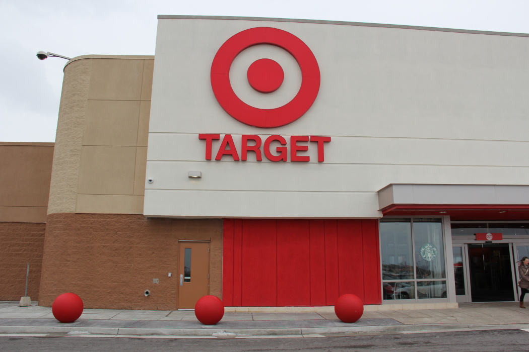 Target store exterior.