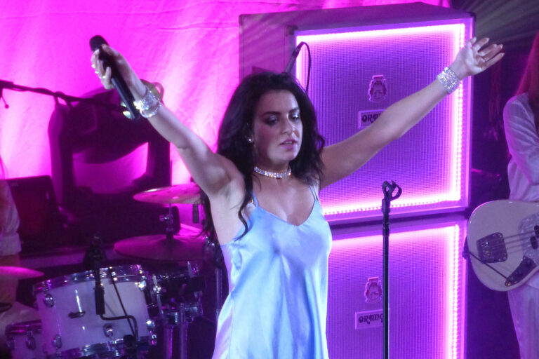 Charli XCX performing in Detroit.