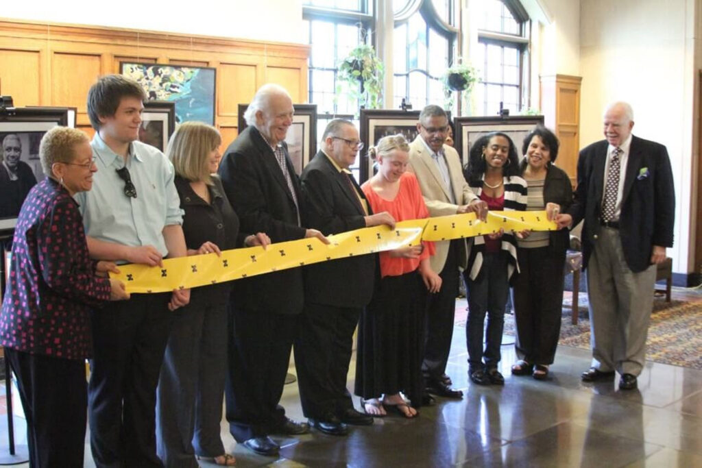 Ribbon cutting ceremony for Willis Ward lounge