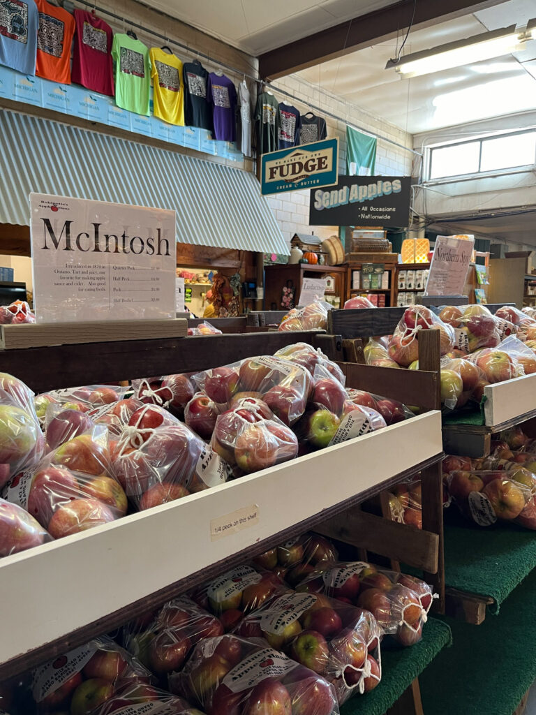 Apples for sale at Robinette's