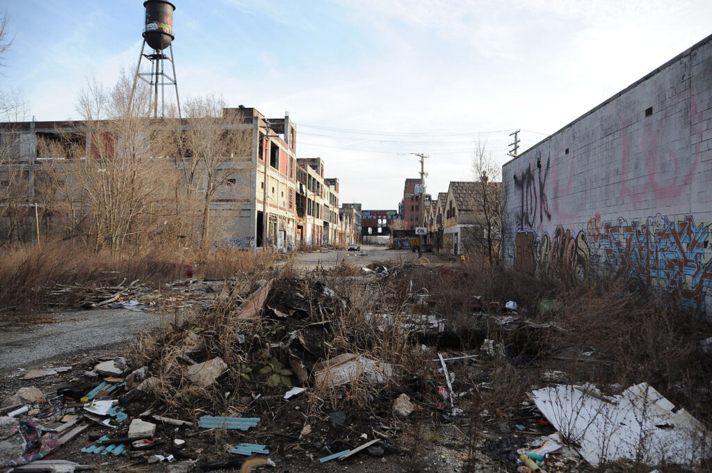 Abandoned space in Detroit.