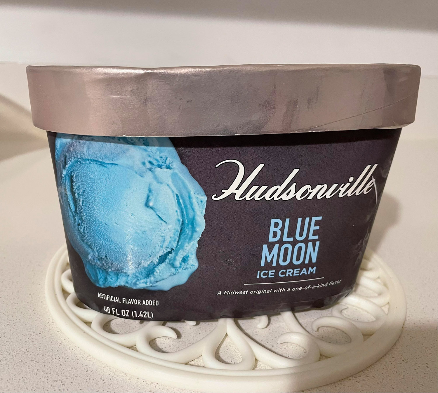 Hudsonville Blue Moon ice cream