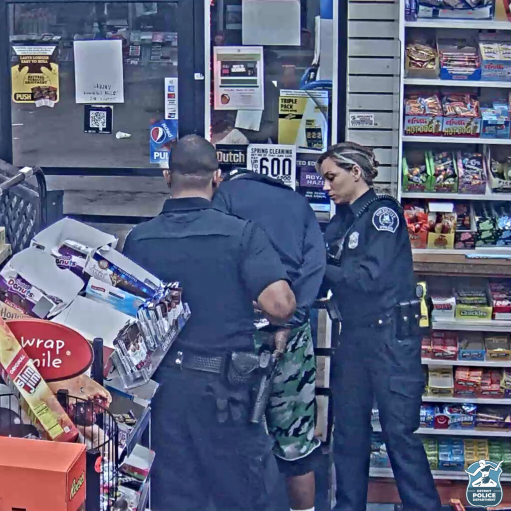 Screenshot of Project Green Light arrest footage