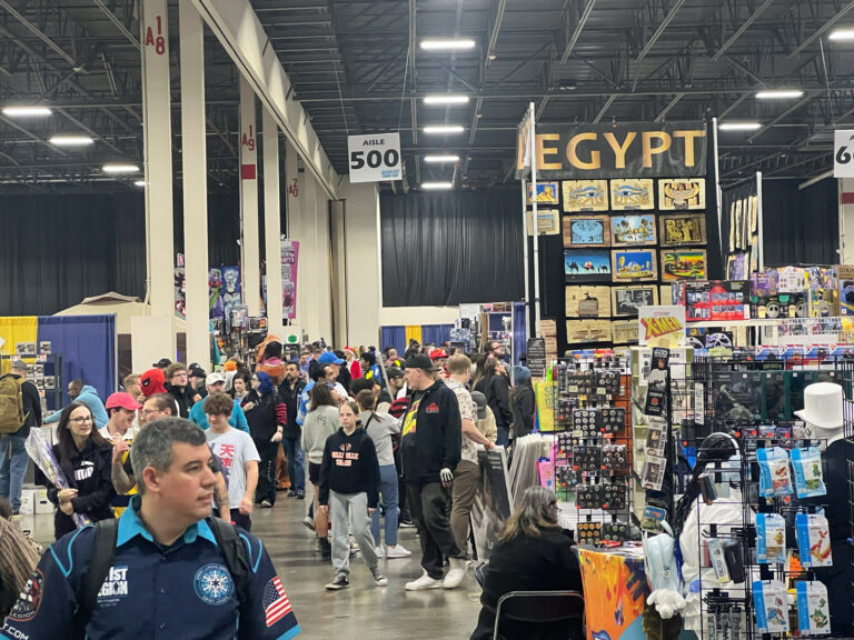 View of crowd at Comic Con