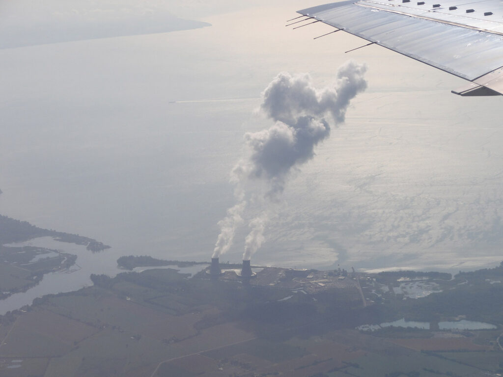 fermi 2 reactor view from plane