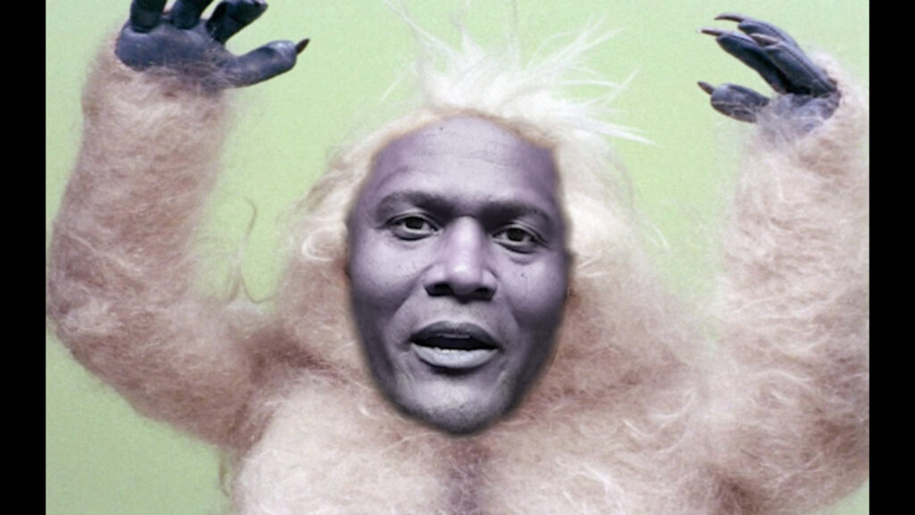 Joe Tate as the abominable snowman