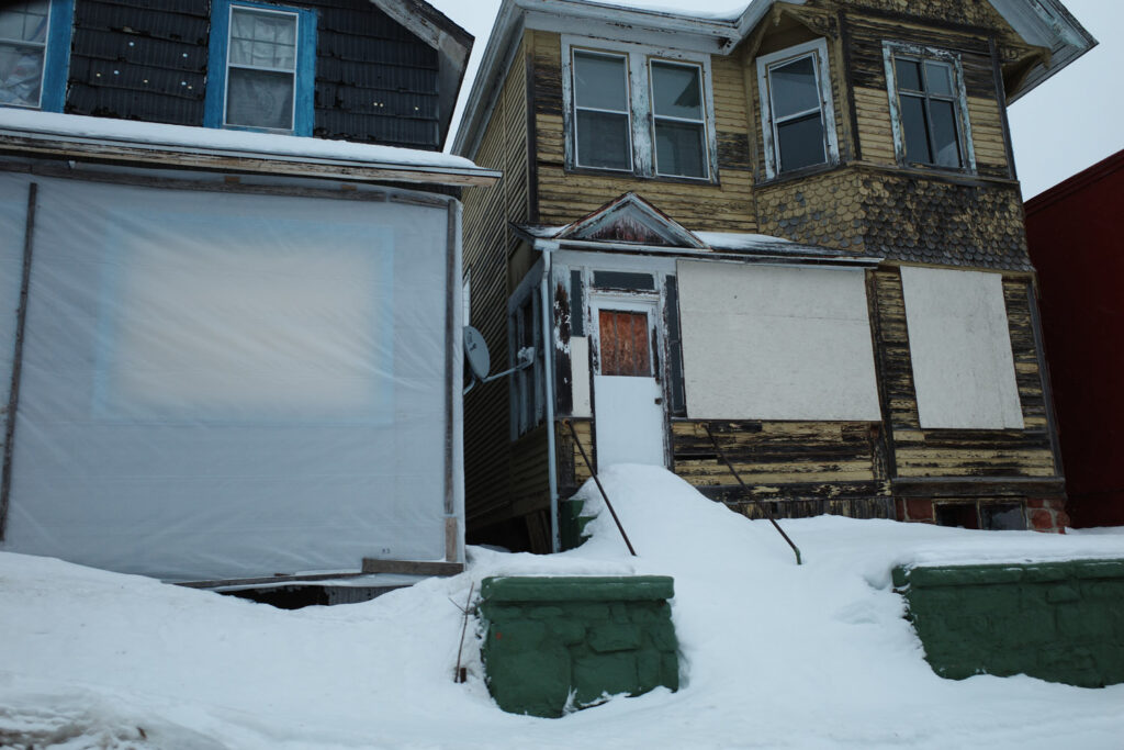 Houses in downtown calumet