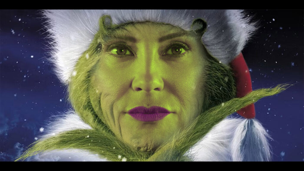 Gretchen Whitmer as the grinch