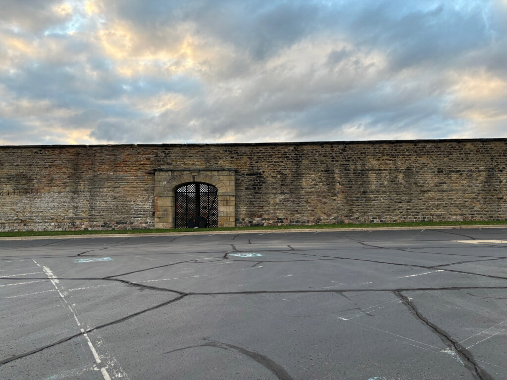 Stone wall in Jackson