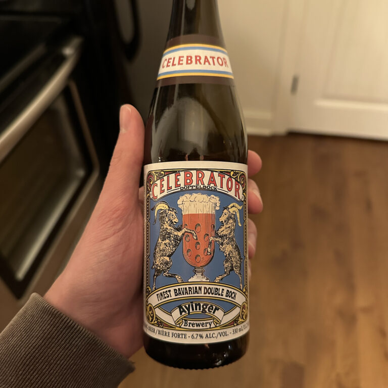 celebrator doppelbock bottle