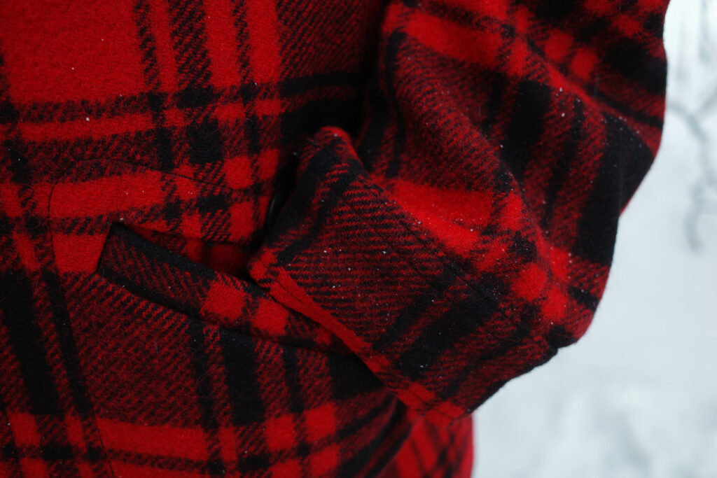 Mackinaw jacket detail