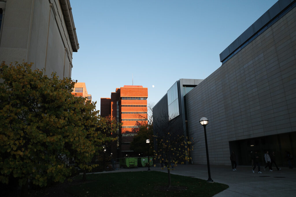 Campus buildings at U-M