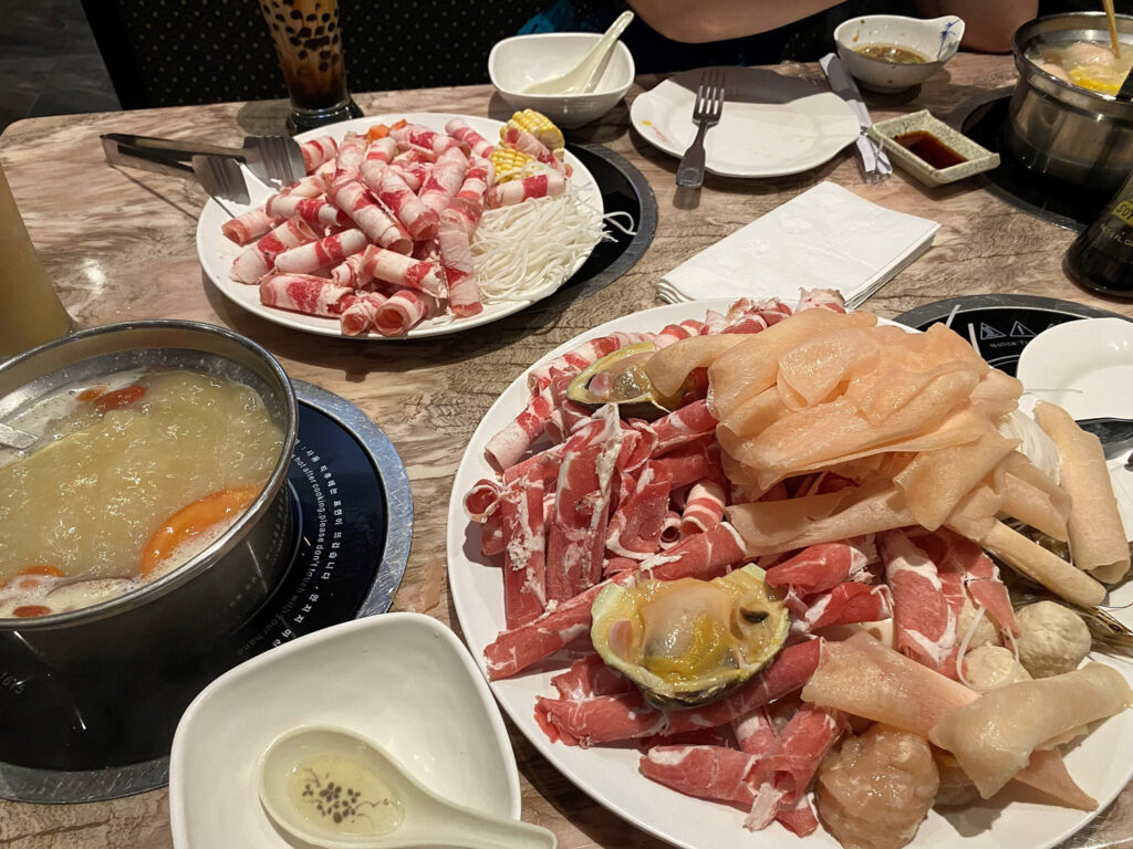 Hot pot meal