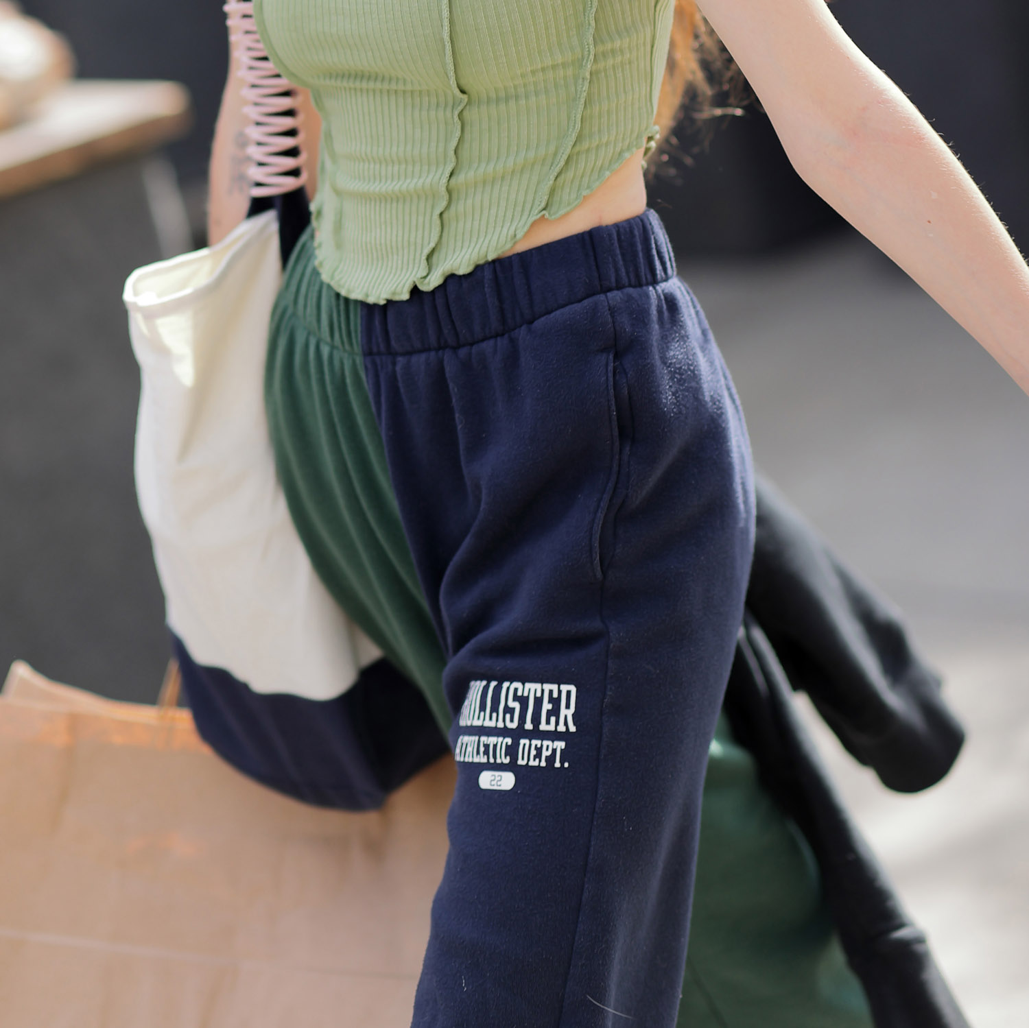 girl in sweatpants