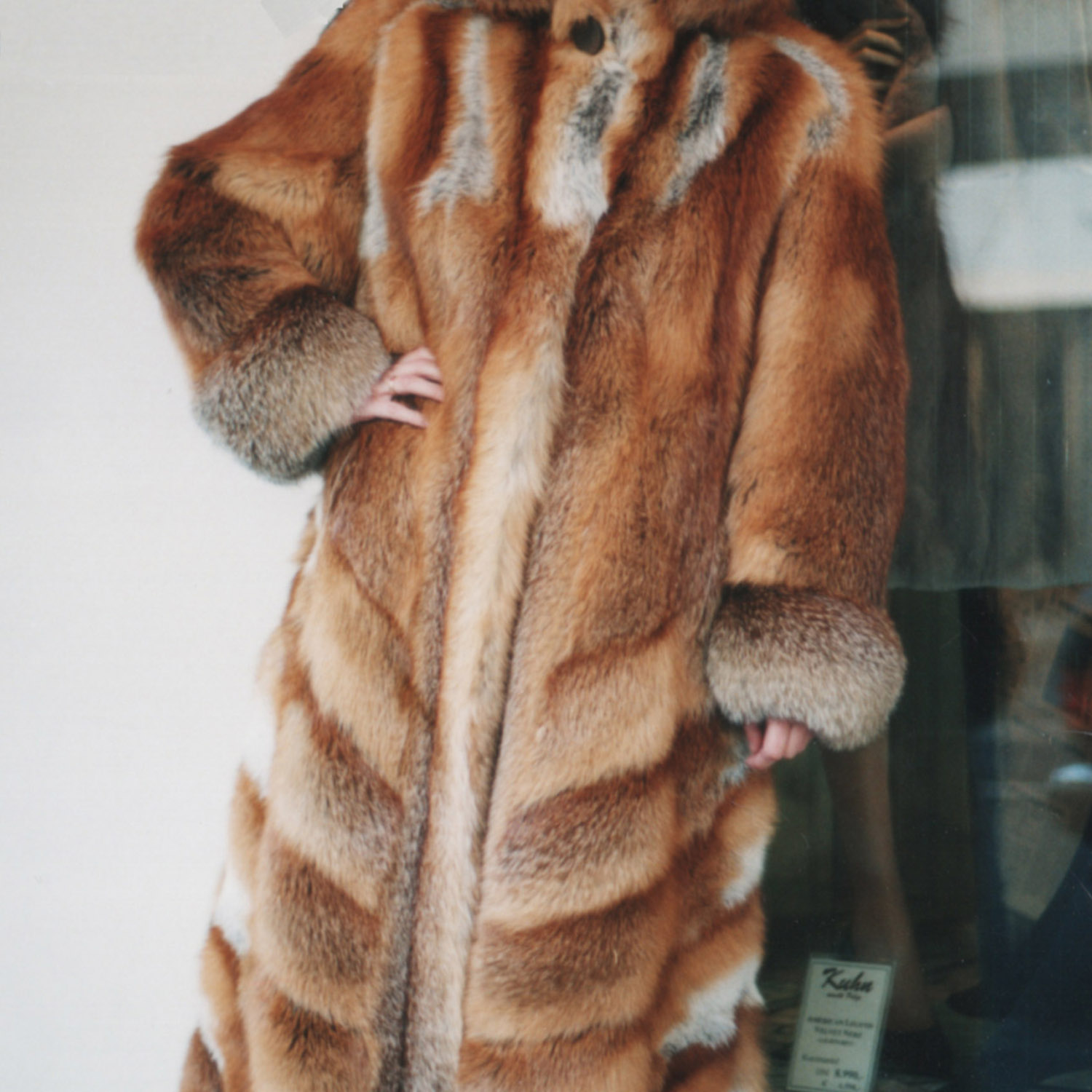 Fox fur coat