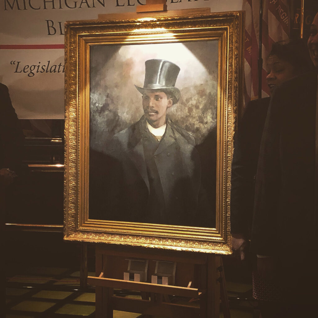 painting of william webb ferguson in michigan state capitol