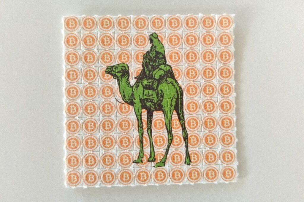 silk road branded acid tabs