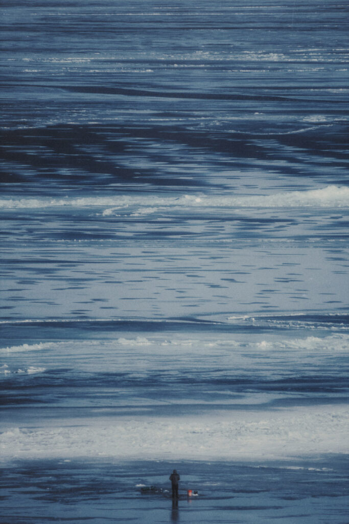 Man on lake st clair