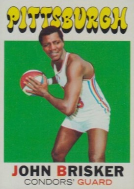 John Brisker pittsburgh basketball card