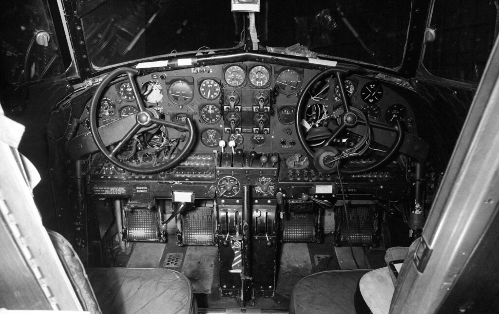 anne's plane cockpit