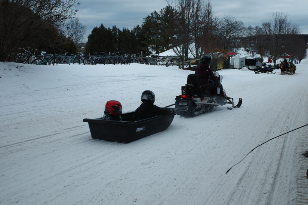 snowmobiles on mackinac island