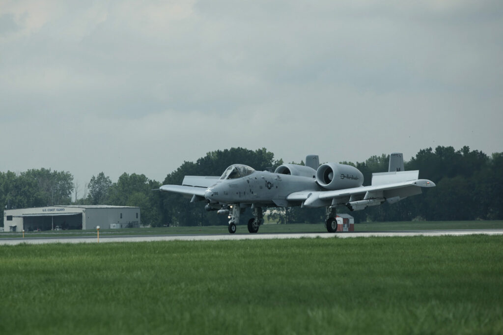 a 10 warthog at selfridge afb