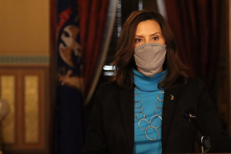 masked whitmer in 2020