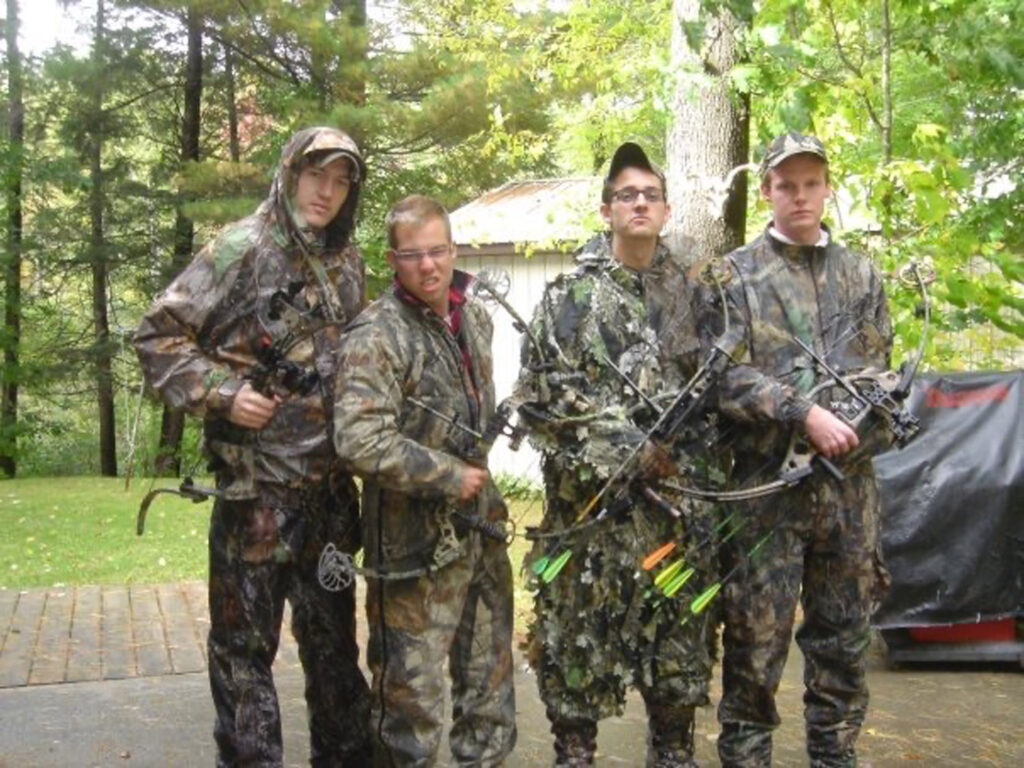 hunters in woods
