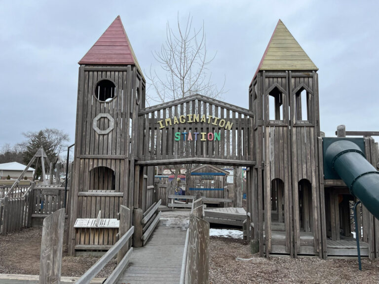 wooden playground