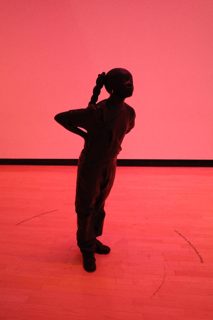 statue of small black girl
