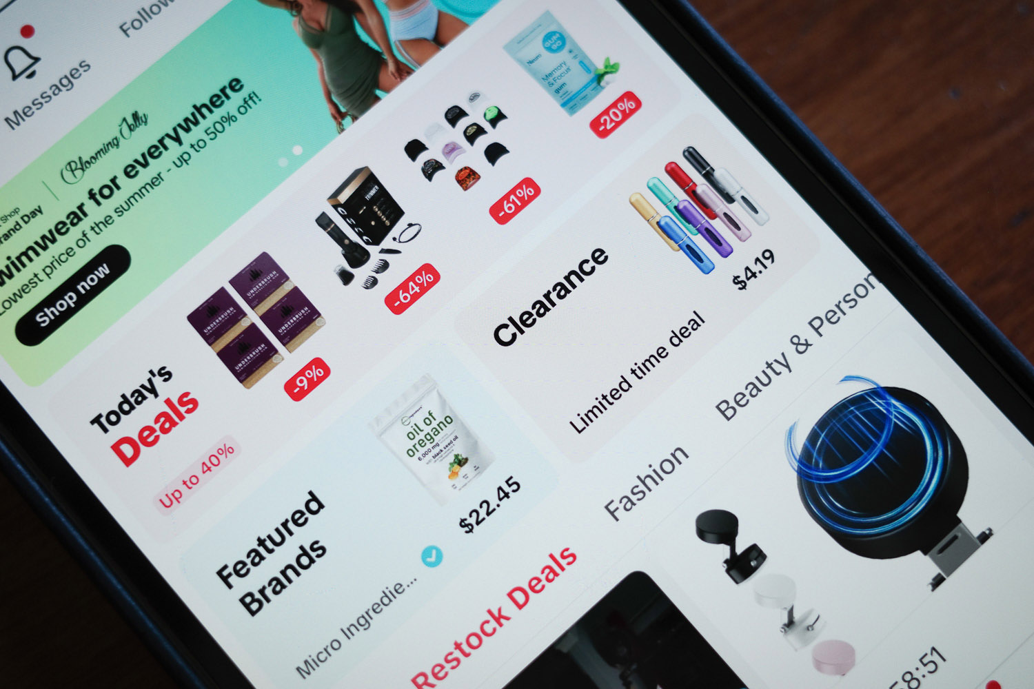 online shopping app