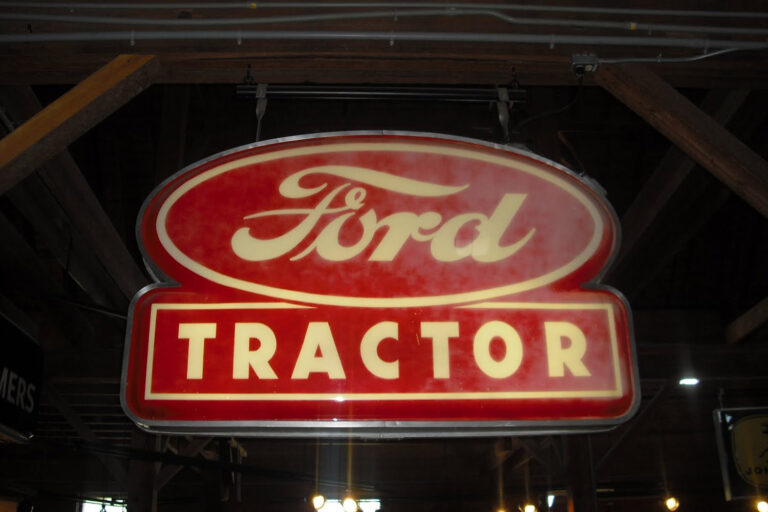 ford tractor sign