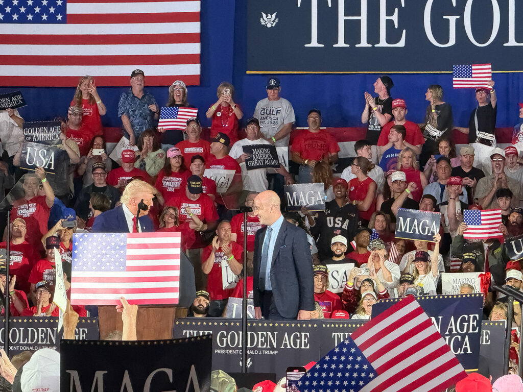 trump 100 days rally