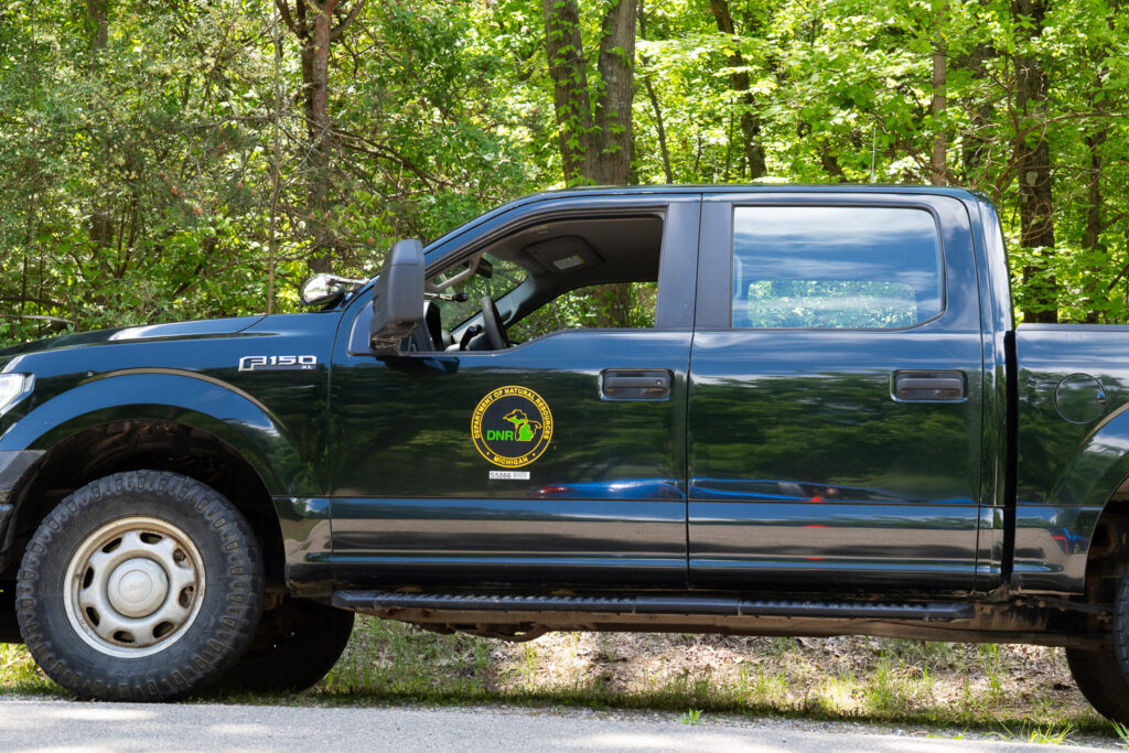 Michigan DNR truck