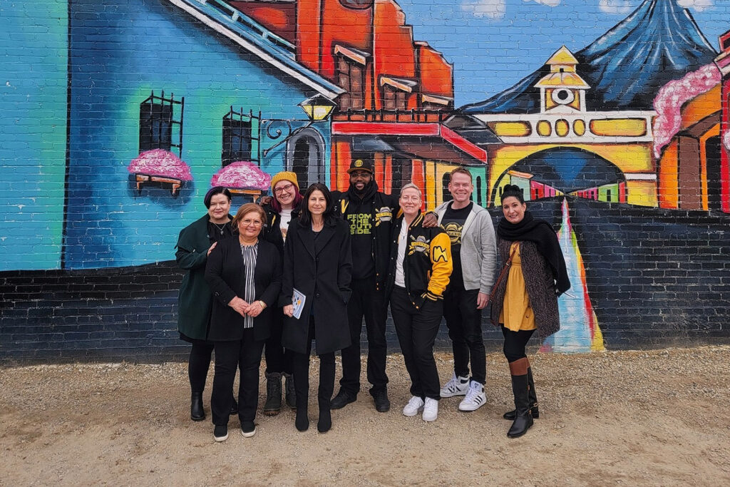 Diatribe employees with Dana Nessel
