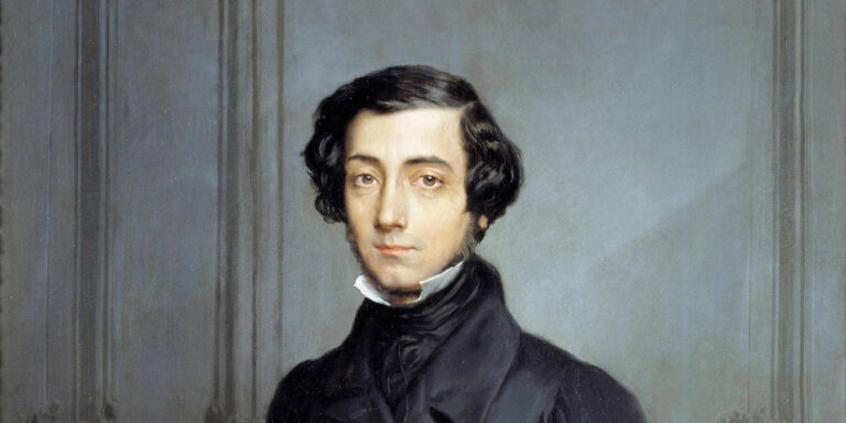painting of alexis de tocqueville