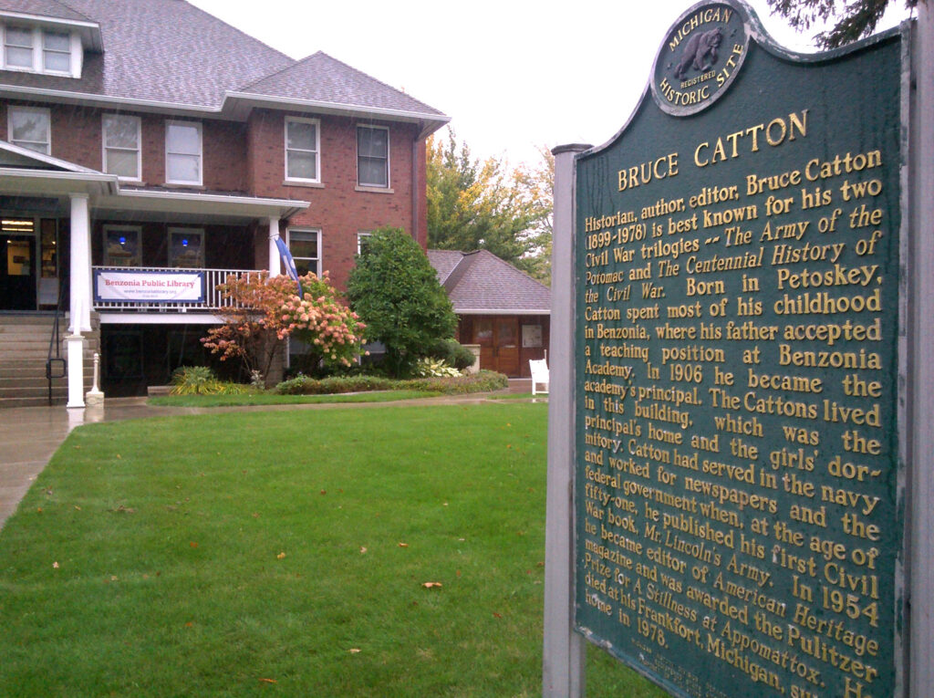 Bruce Catton memorial plaque