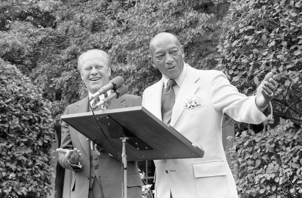 Jesse Owens and President Ford