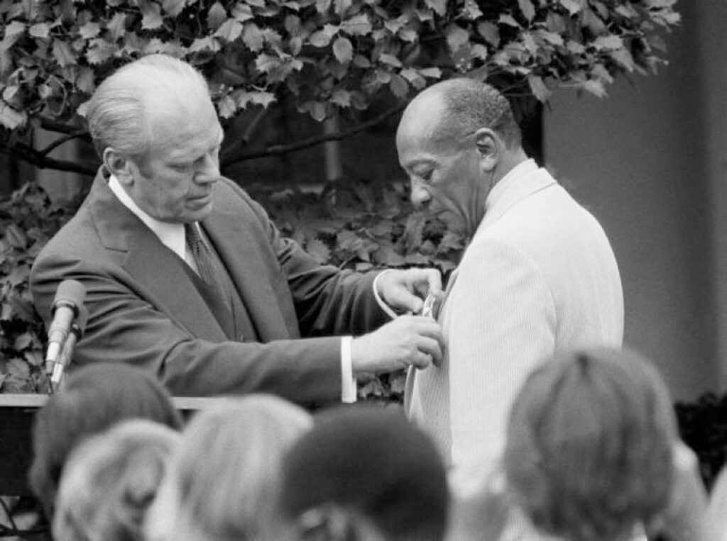 Jesse Owens and President Ford