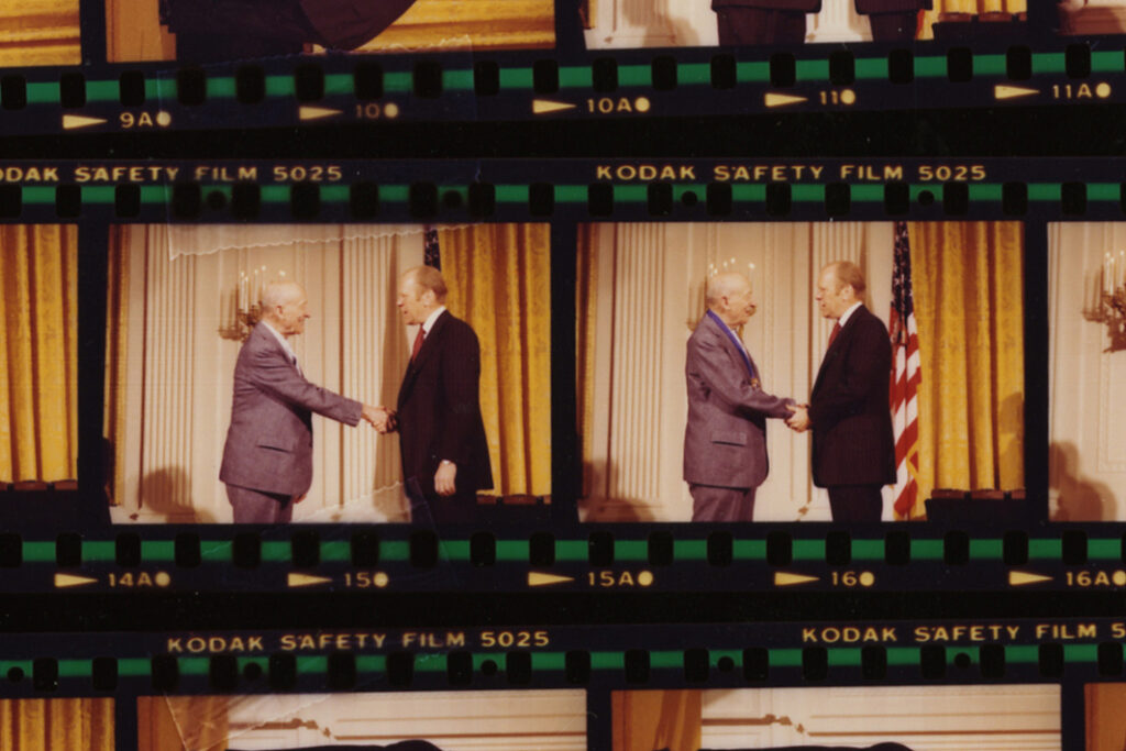 Gerald Ford contact sheet