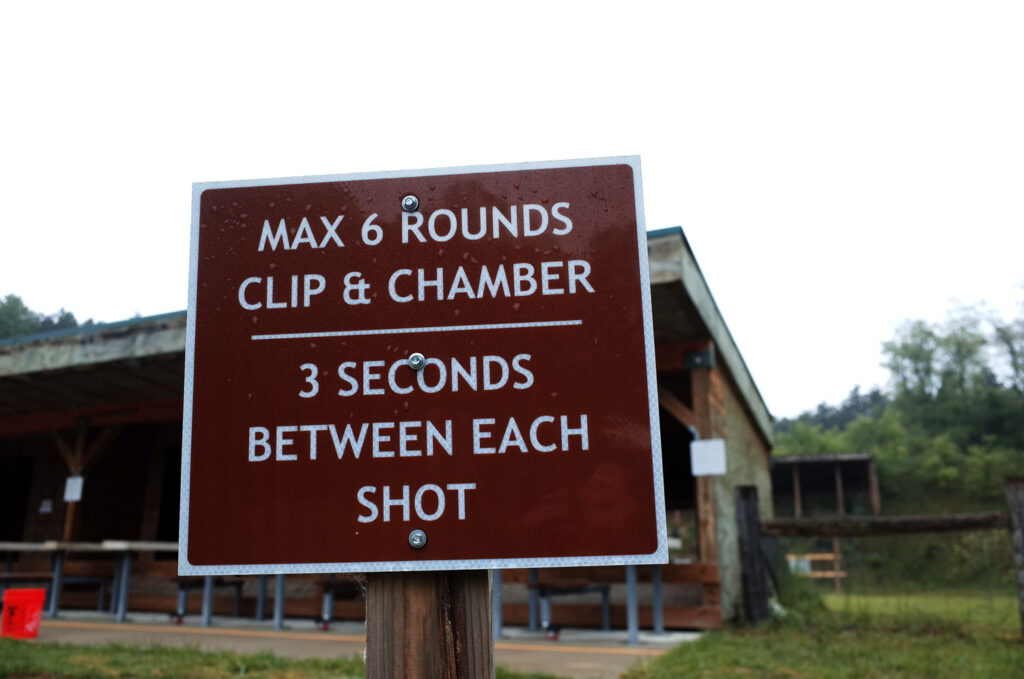 lapeer pit gun range rules sign
