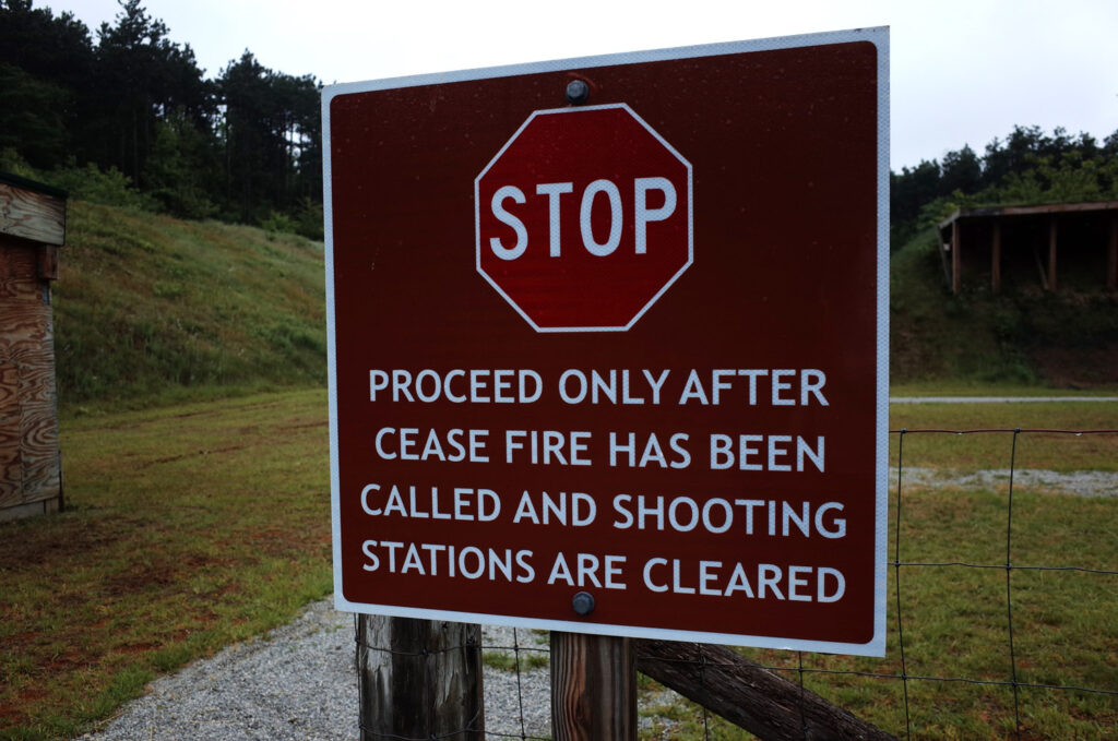 lapeer pit gun range rules sign