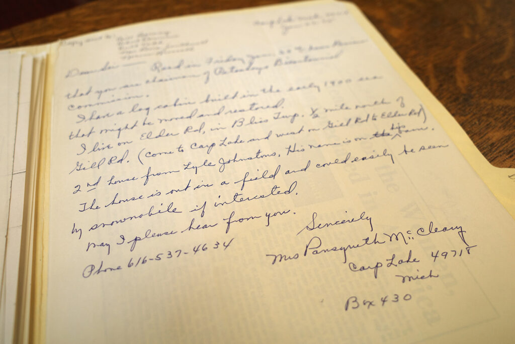 cursive letter