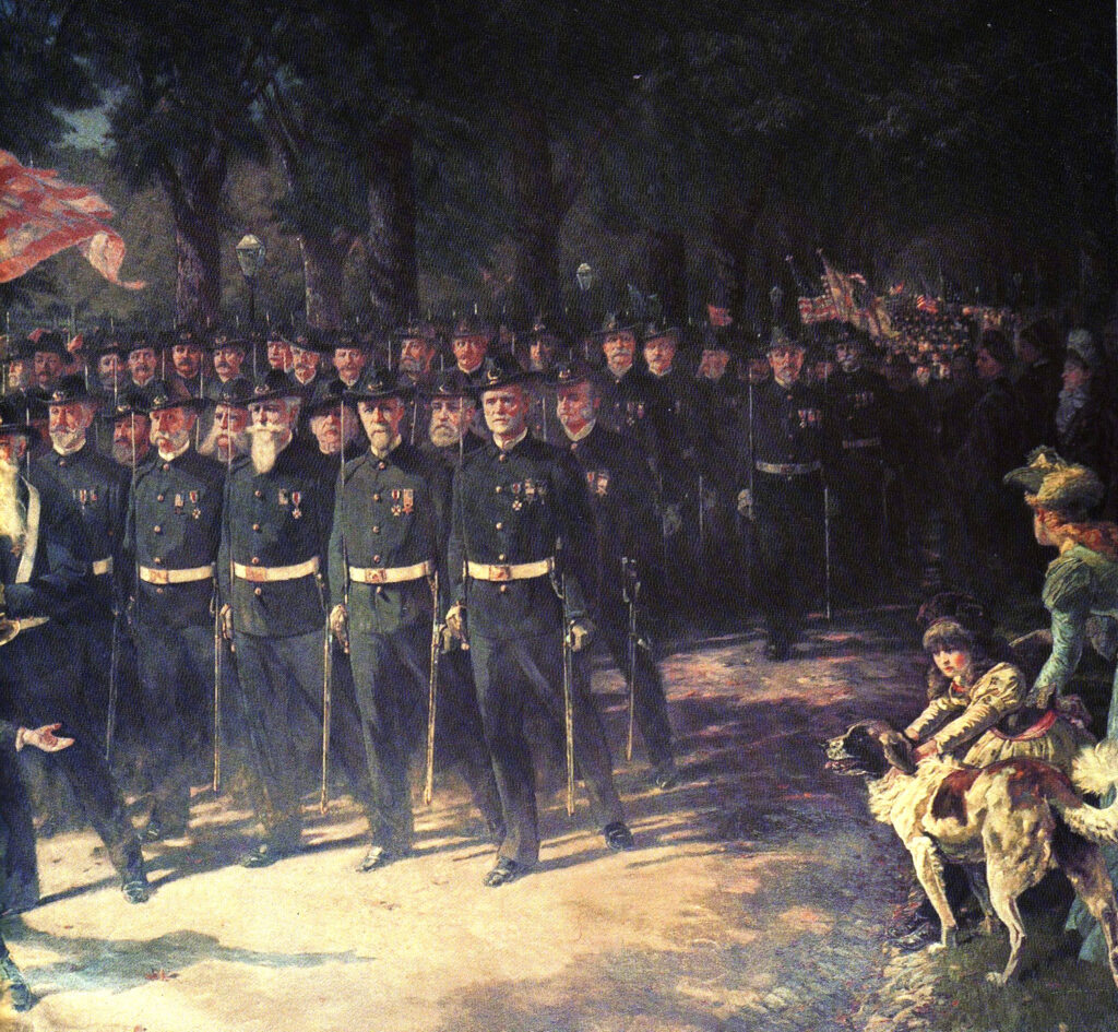 painting of civil war veterans