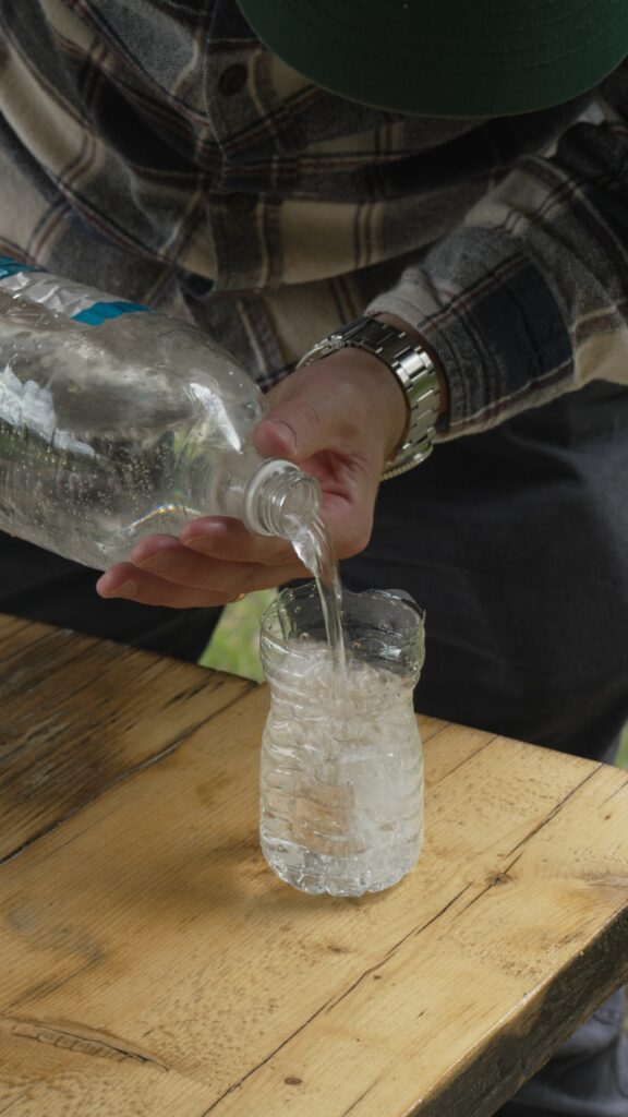 sparkling lake water process
