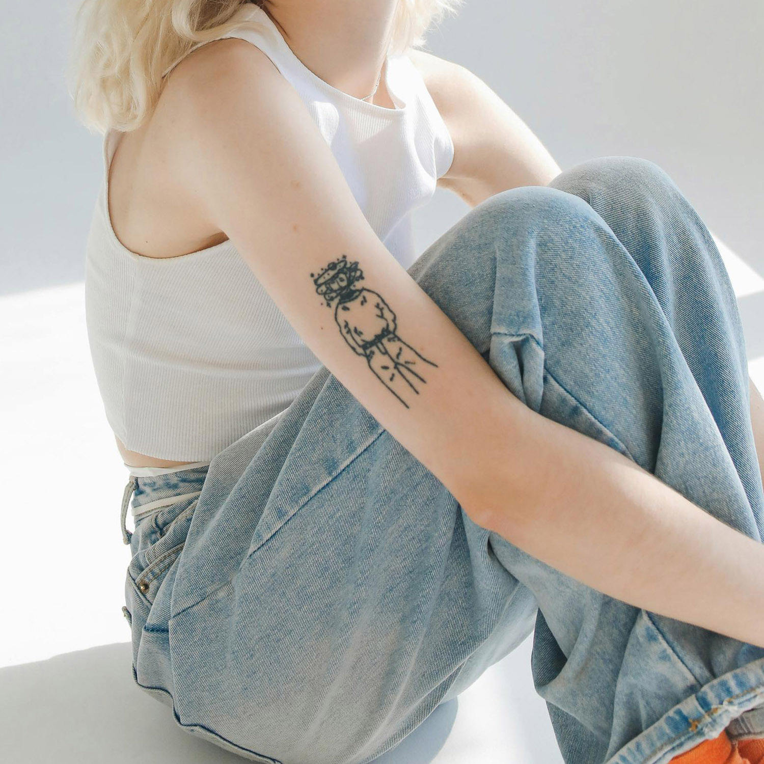 doodle tattoo girl